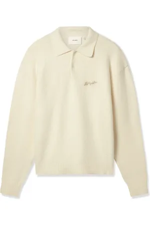 Axel Arigato Swetry, Mężczyzna, Beżowy, M, Scribble Polo Sweater