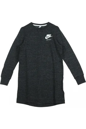 Nike Sukienki, Kobieta, Czarny, S, Czarna Vintage Sukienka do Ćwiczeń dla Kobiet