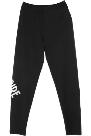 DOLLY NOIRE Spodnie, Kobieta, Czarny, XS, Czarne Legginsy Damskie z Logo