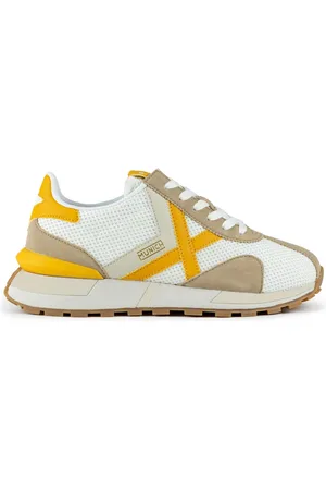 Munich Buty, Mężczyzna, Wielobarwność, 39 EU, Skóra, Retro Amarillo Sneaker