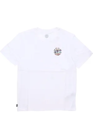 Element Koszulki, Mężczyzna, Biały, M, Ikon Tee Biały Męski T-shirt