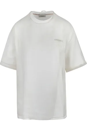 ALYSI Koszulki, Kobieta, Biały, L, Organza, Komplet Organza T-shirt i Bluzka