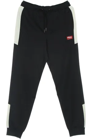 Fila Spodnie, Mężczyzna, Czarny, M, Czarne Spodnie Sportowe Elastyczna Talia Mankiety