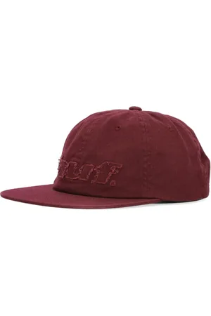 Huf Akcesoria, unisex, Czerwony, ONE SIZE, Plaska daszka 5-panel czapka z logo