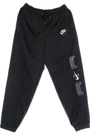 Nike Spodnie, Kobieta, Czarny, L, Air Woven Spodnie Dresowe Damskie Czarne/Białe