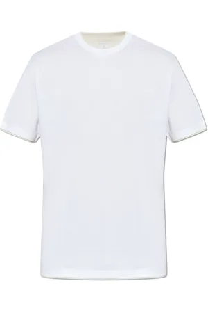 ELEVENTY Koszulki, Mężczyzna, Biały, L, Bawełna, Bawełniany T-shirt