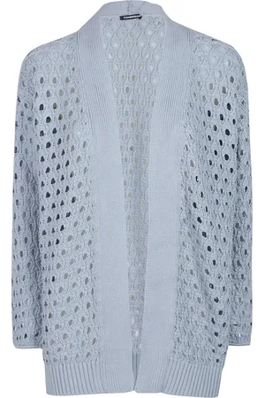 Canessa Swetry, Kobieta, Niebieski, M, Oversized Fern Cardigan
