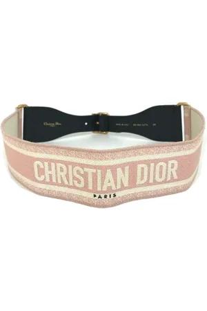Dior Pre-owned, Kobieta, Różowy, ONE SIZE, Bawełna, Pre-owned Cotton belts