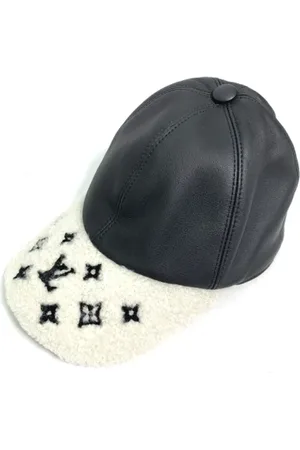 LOUIS VUITTON Pre-owned, Kobieta, Czarny, ONE SIZE, Skóra, Pre-owned Leather hats