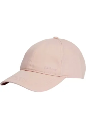 Barbour Akcesoria, unisex, Różowy, ONE SIZE, Sportowy Olivia Różowy Bawełniany Kapelusz