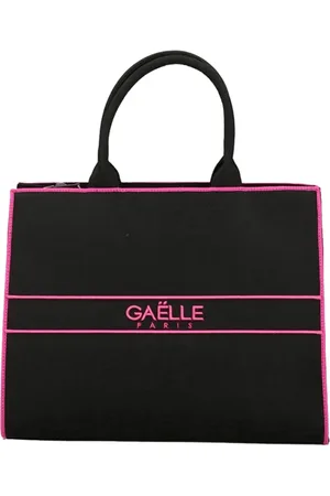 GAËLLE Torebki, Kobieta, Czarny, ONE SIZE, Elegancka czarna torba shopper