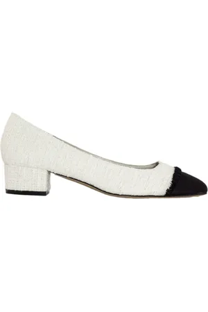 ROBERTO FESTA Buty, Kobieta, Biały, 38 1/2 EU, Białe sandały z czarnymi frędzlami