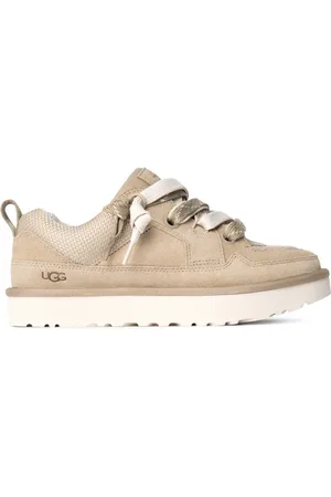 UGG Buty, Kobieta, Beżowy, 37 EU, Zamsz, Ivory Lowmel Damskie Sneakersy