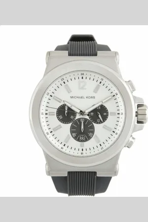 Michael Kors Akcesoria, Mężczyzna, Szary, ONE SIZE, Elegancki Zegarek Kwarcowy