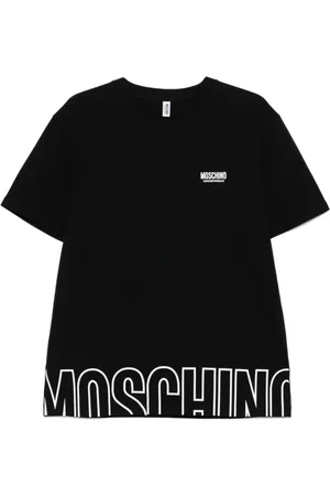 Moschino Koszulki, Mężczyzna, Czarny, L, Czarna koszulka męska