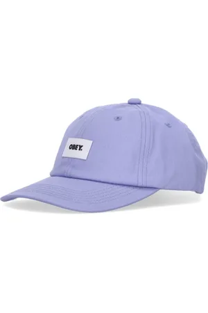 Obey Akcesoria, Mężczyzna, Fioletowy, ONE SIZE, Cyfrowy Fioletowy Zagięty Kaptur
