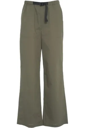 Roberto Collina Spodnie, Mężczyzna, Zielony, M, Zielone Spodnie Wide Leg Ss 25