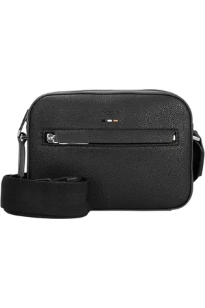 HUGO BOSS Torebki, Mężczyzna, Czarny, ONE SIZE, Torebka na ramię z regulowanym paskiem