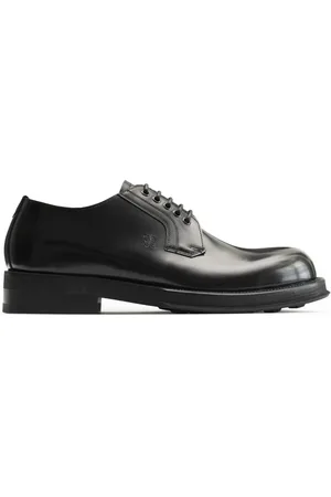 Fabi Buty, Mężczyzna, Czarny, 43 EU, Niskie Skórzane Buty na Sznurowadła