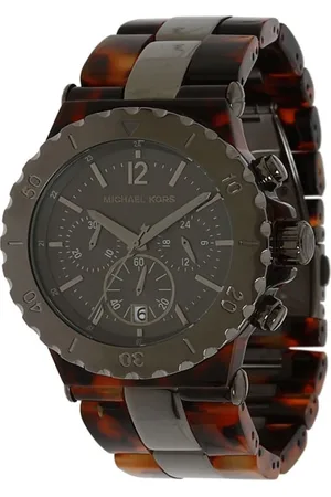 Michael Kors Akcesoria, Mężczyzna, brązowy, ONE SIZE, Zegar kwarcowy analogowy
