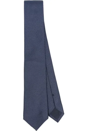 corneliani Akcesoria, Mężczyzna, Niebieski, ONE SIZE, Niebieski Jedwabny Krawat dla Mężczyzn