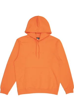 Edwin Bluzy, Mężczyzna, Pomarańczowy, L, Bawełna, Bawełniana Bluza z Kapturem