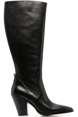 Michael Kors Buty, Kobieta, Czarny, 36 EU, Skóra, Kożuchy za kolano Dover