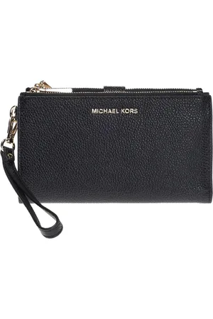 Michael Kors Akcesoria, Kobieta, Czarny, ONE SIZE, Skóra, Portfel Logo