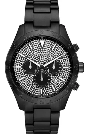 Michael Kors Akcesoria, Mężczyzna, Czarny, ONE SIZE, Zegar kwarcowy analogowy