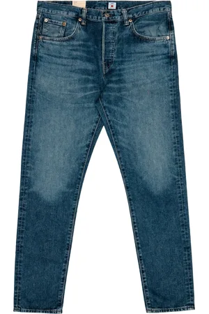 Edwin Jeansy, Mężczyzna, Niebieski, W30, Denim, Japońskie wąskie dżinsy z bawełny
