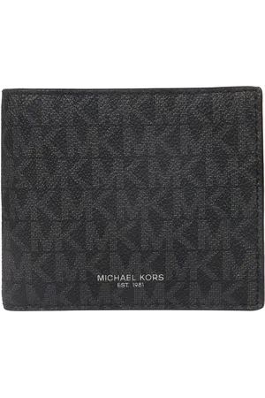 Michael Kors Akcesoria, Mężczyzna, Czarny, ONE SIZE, Skóra, Slim Portfel Skórzany