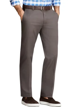 Brooks Brothers Spodnie, Mężczyzna, brązowy, W33, Bawełna, Spodnie Chino Milano Slim-fit Advantage