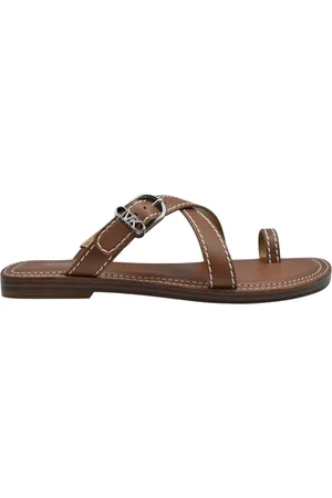 Michael Kors Buty, Kobieta, Beżowy, 36 EU, Klapki Ashton Flat Thong Luggage