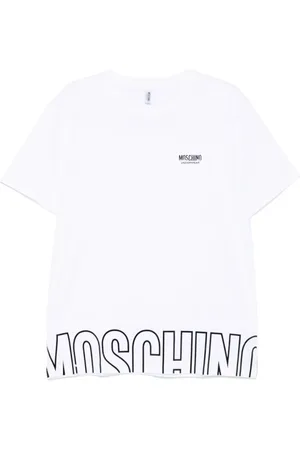 Moschino Koszulki, Mężczyzna, Biały, S, Biała koszulka i polo