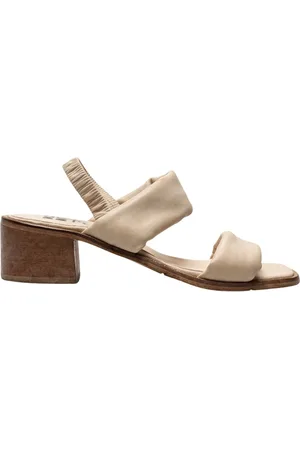 Moma Buty, Kobieta, Beżowy, 38 EU, Skóra, Sandały na wysokim obcasie