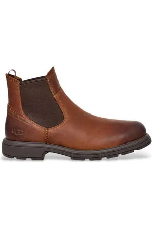 UGG Buty, Mężczyzna, brązowy, 42 EU, Brązowe Wodoodporne Buty Skórzane