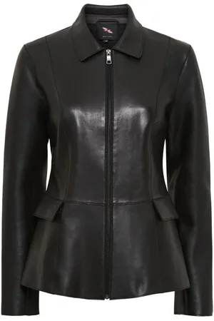 Btfcph Kurtki, Kobieta, Czarny, L, Skóra, Kurtka Skórzana Bonded Jacket Skind 100154