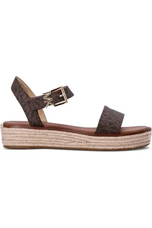 Michael Kors Buty, Kobieta, brązowy, 40 EU, Poliester, Espadryle platformowe Richie Logo