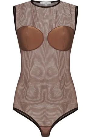 Nensi Dojaka Koszulki, Kobieta, brązowy, XS, Brązowy Topwear Ss 25