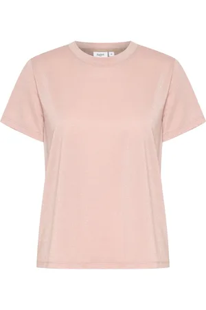 Saint Tropez Koszulki, Kobieta, Różowy, M, Różowy Nektar T-shirt Top