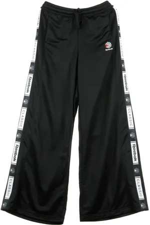 Reebok Spodnie, Kobieta, Czarny, S, Cl Trackpants Czarne Spodnie Dresowe Damskie