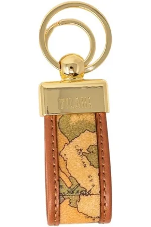 ALVIERO MARTINI 1A CLASSE Akcesoria, Kobieta, Beżowy, ONE SIZE, Elegancki Brelok z Mapą Świata