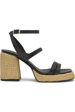 Castaner Buty, Kobieta, Czarny, 40 EU, Sandały Z Piętkiem 10 CM