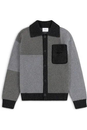 Axel Arigato Swetry, Mężczyzna, Szary, S, Franco Patch Cardigan