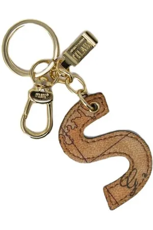 ALVIERO MARTINI 1A CLASSE Akcesoria, Kobieta, Beżowy, ONE SIZE, Beżowy Skórzany Brelok