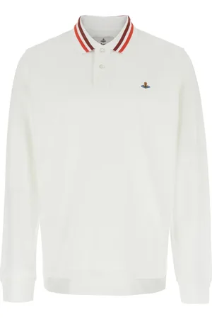 Vivienne Westwood Koszulki, Mężczyzna, Biały, L, Biała Koszulka Polo z Logo Orb