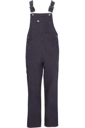 Dickies Kombinezony, Kobieta, Czarny, M, Długie spodnie z kapturem i szelkami