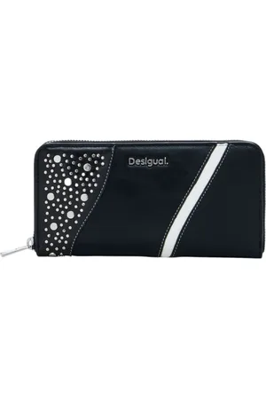 Desigual Akcesoria, Kobieta, Czarny, ONE SIZE, Portfel z wzorem i kieszeniami wewnątrz