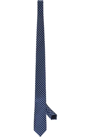 corneliani Akcesoria, Mężczyzna, Niebieski, ONE SIZE, Jedwabny Krawat Jacquard