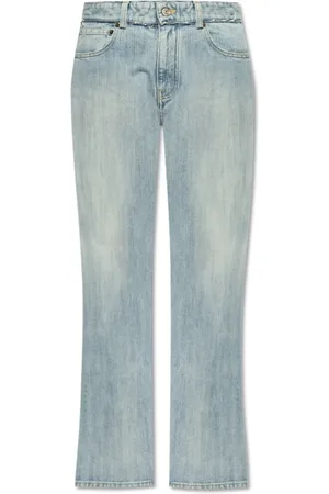 Balenciaga Jeansy, Kobieta, Niebieski, M, Denim, Jeansyy z niskim stanem